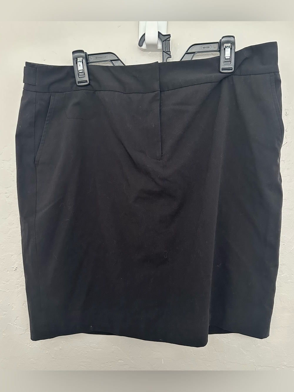 Apostrophe Essential Black Pencil Skirt Size 14 Lined Workwear
